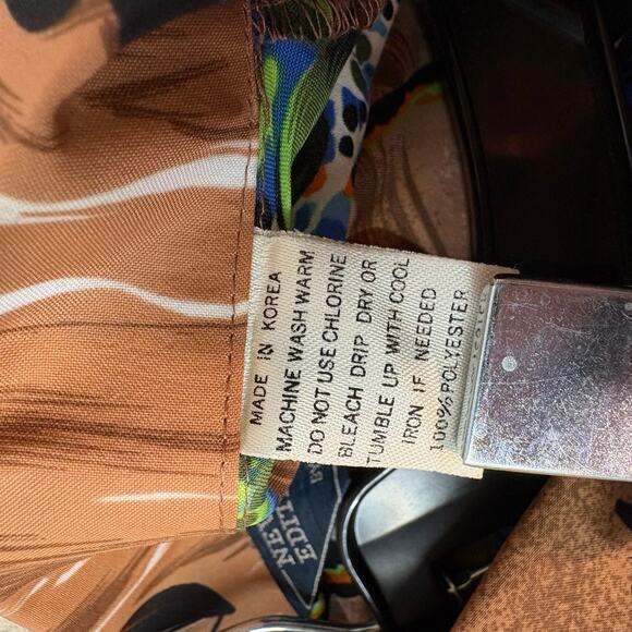 Vintage 50s Brown Hawaiian Button Up Short Sleeve Shirt New Editions by Campus - Picture 2 of 5